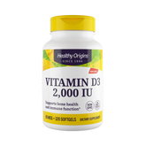 Healthy Origins, Vitamin DЗ Gels, 2000 IU, Lanolin, 120 Softgels