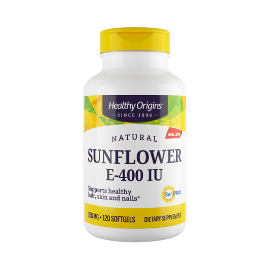 Healthy Origins, Vitamin E, 400 IU, Sunflower, 120 Softgels