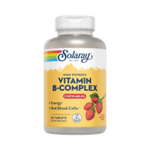 Solaray, Vitamin B-Complex, Strawberry, 50 Chewables