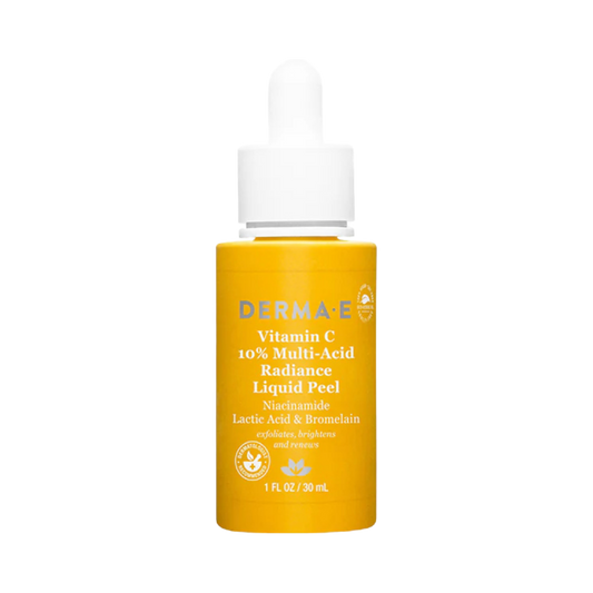Derma E, Vitamin C 10% Multi-Acid Radiance Liquid Peel, 1 Fl Oz