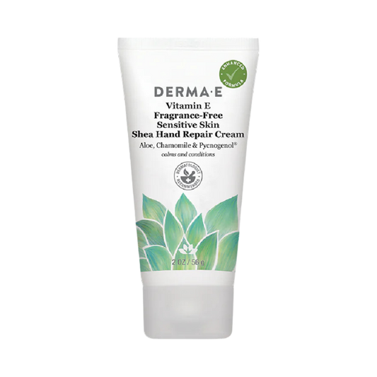 Derma E, Vitamin E Fragrance-Free Sensitive Skin Shea Hand Repair Cream, 2 Oz