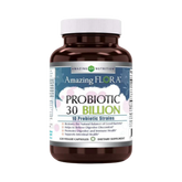 Amazing Flora, Probiotic 30 Billion 10 Probiotic Strains, 120 Capsules