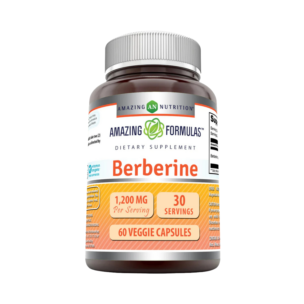 Amazing Formulas Berberine, 1200 Mg Per Serving, 60 Veggie Capsules
