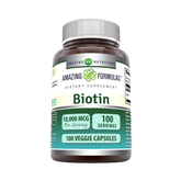 Amazing Formulas, Biotin Supplement, 10,000 mcg, 100 Capsules