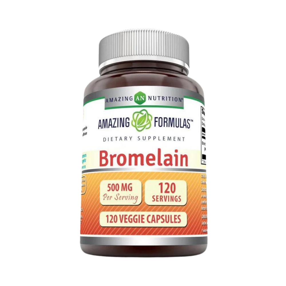 Amazing Formulas, Bromelain 2400 GDU, 500 Mg, 120 Veggie Capsules