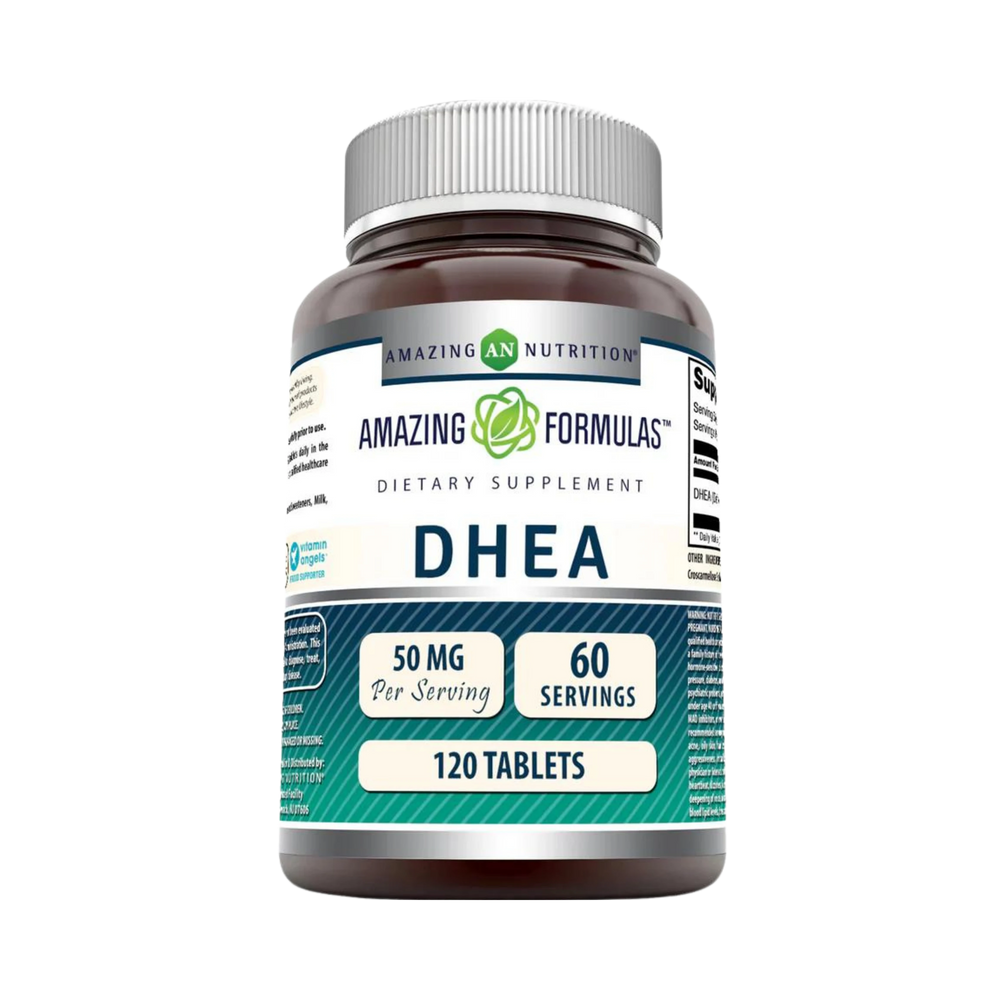 Amazing Formulas, DHEA Dietary Supplement, 50 Mg, 120 Tablets
