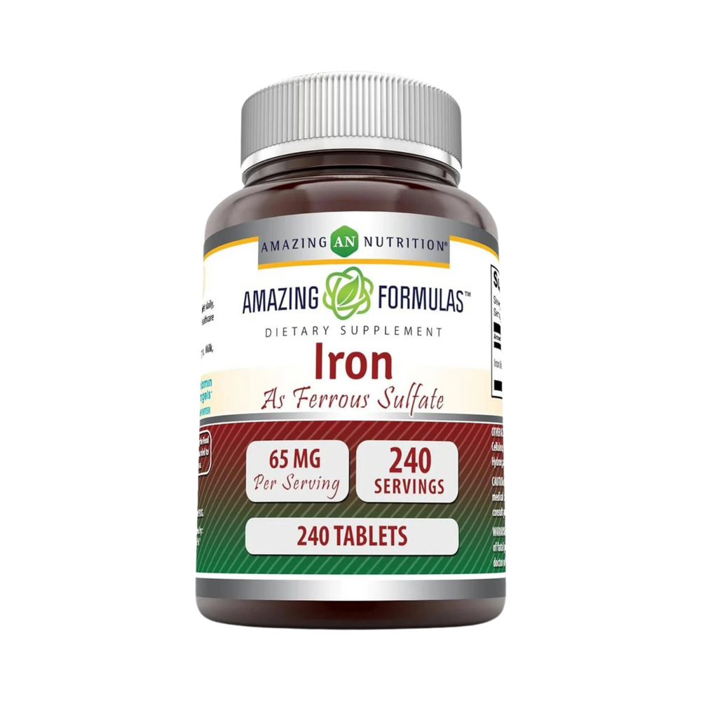 Amazing Formulas, Ferrous Sulfate, 65 Mg, 240 Tablets