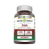 Amazing Formulas, Ferrous Sulfate, 65 Mg, 240 Tablets