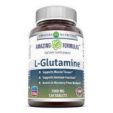 Amazing Formulas, L Glutamine, 1000 Mg, 120 Tablets