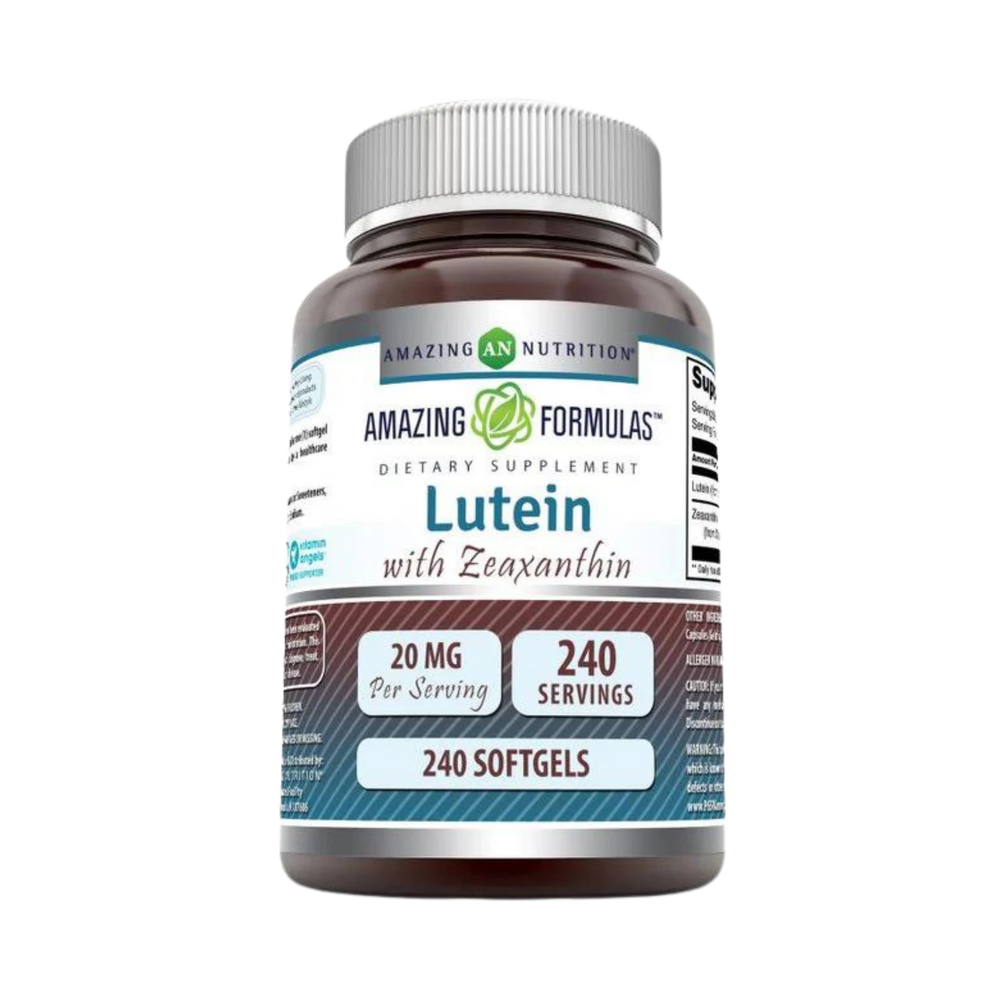 Amazing Formulas, Lutein 20 mg with Zeaxanthin 800 mcg, 240 Softgels