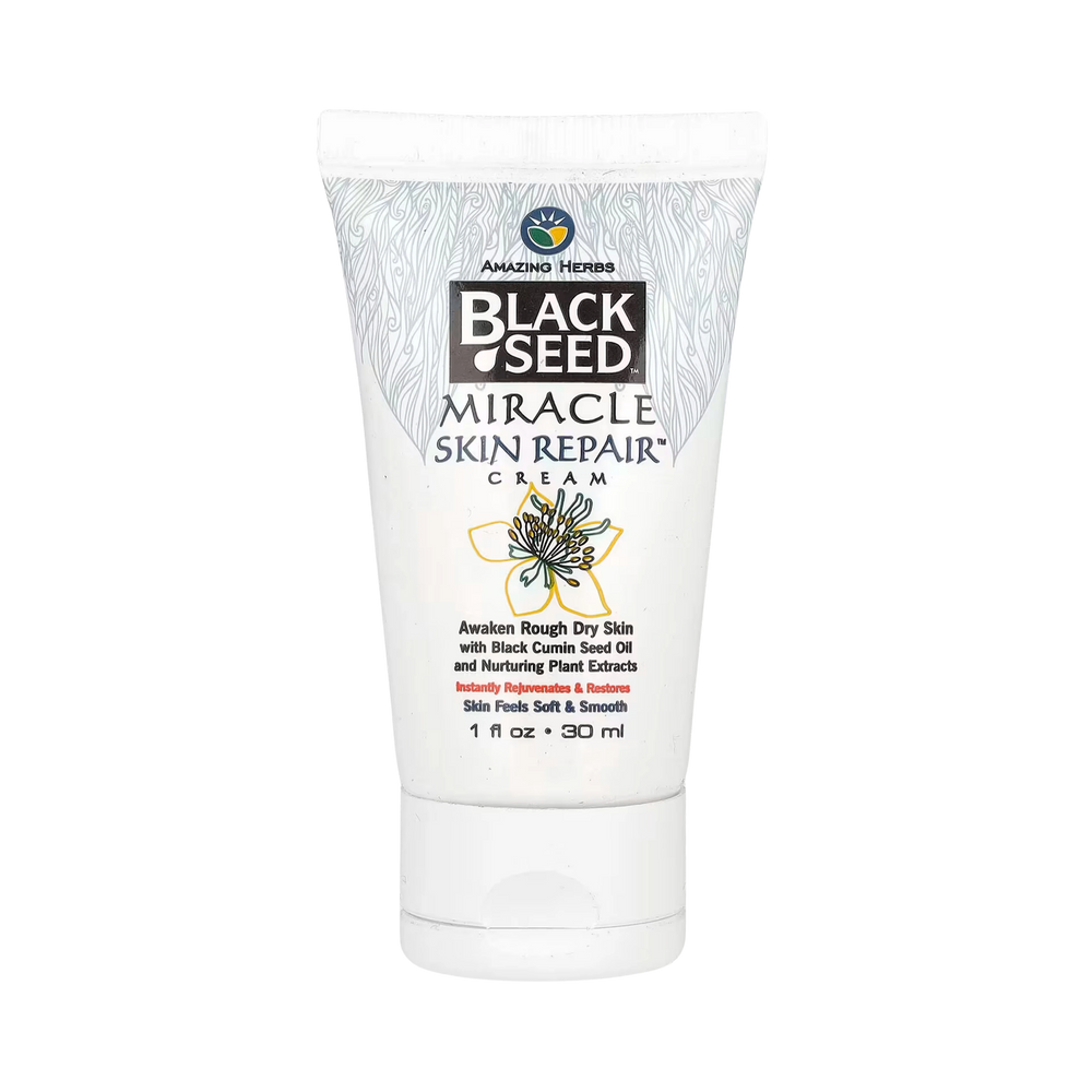Amazing Herbs, Black Seed, Miracle Skin Repair Cream, 1 Fl Oz