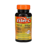 American Health, Ester-C 500 Mg with Citrus Bioflavonoids, 60 Vegetarian Capsules