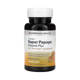 American Health, Super Papaya Enzyme Plus, 90 Tablets