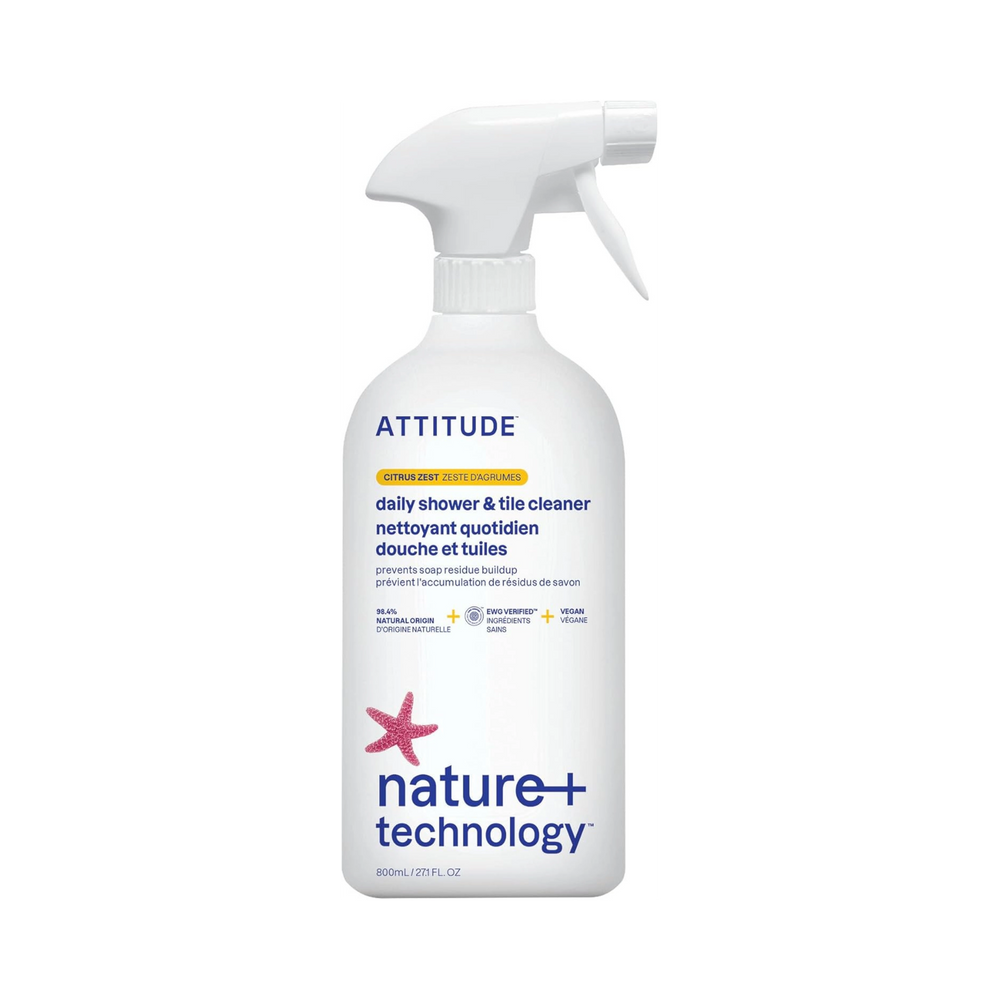 Attitude, Daily Shower Cleaner Citrus Zest, 27 Fl Oz
