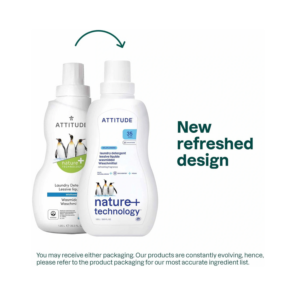 Attitude, Laundry Detergent Wildflower 35 Loads