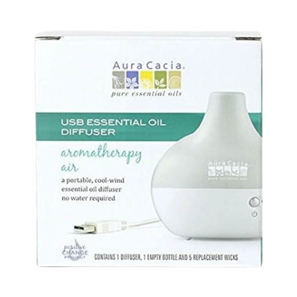 Aura Cacia, Aromatherapy Air, USB Essential Oil Diffuser