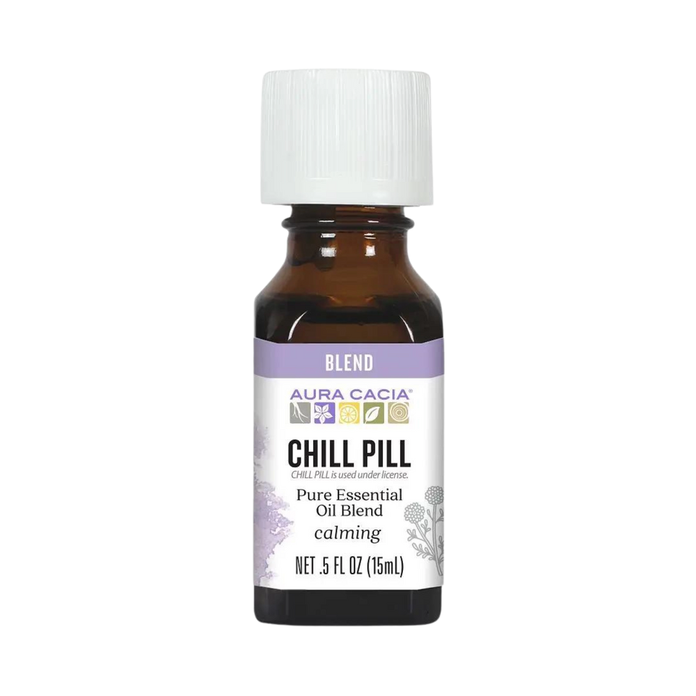 Aura Cacia, Essential Oil Blend, Chill Pill, 0.5 Fl Oz