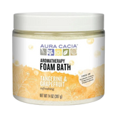 Aura Cacia, Foam Bath, Refreshing Tangerine & Grapefruit, 14 Oz