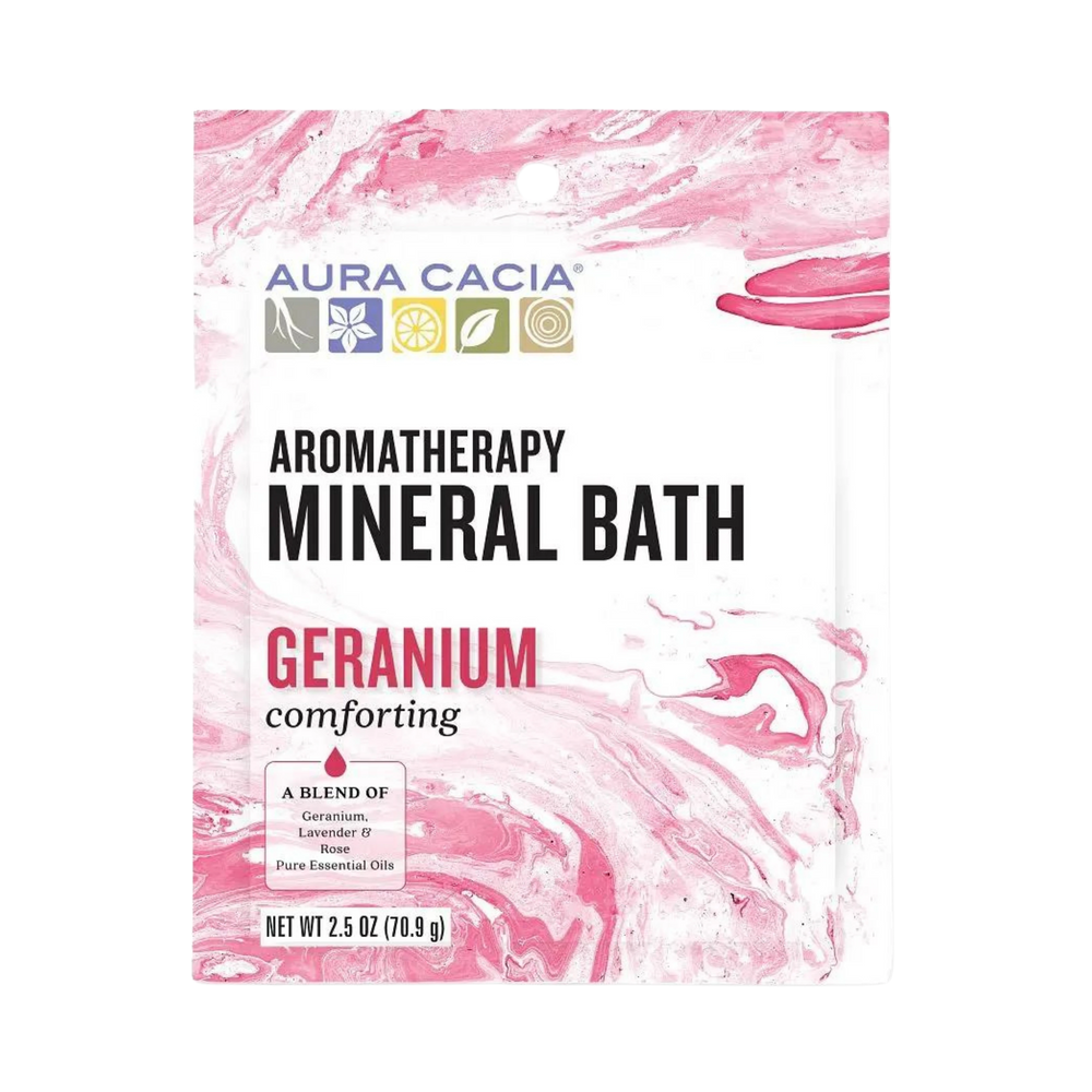Aura Cacia, Geranium Mineral Bath, 2.5 Oz