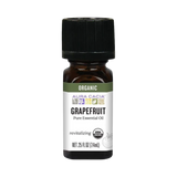 Aura Cacia, Organic Grapefruit, Essential Oil, 0.25 Oz