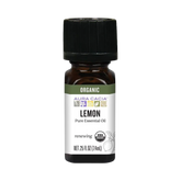Aura Cacia, Organic Lemon, Essential Oil, 0.25 Oz