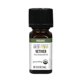 Aura Cacia, Organic Vetiver, Essential Oil, 0.25 Oz