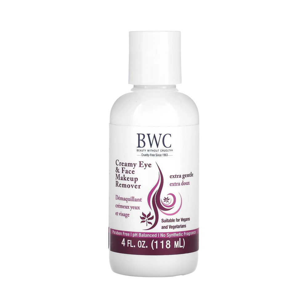 Beauty Without Cruelty, Creamy Eye & Face Makeup Remover, 4 Fl Oz