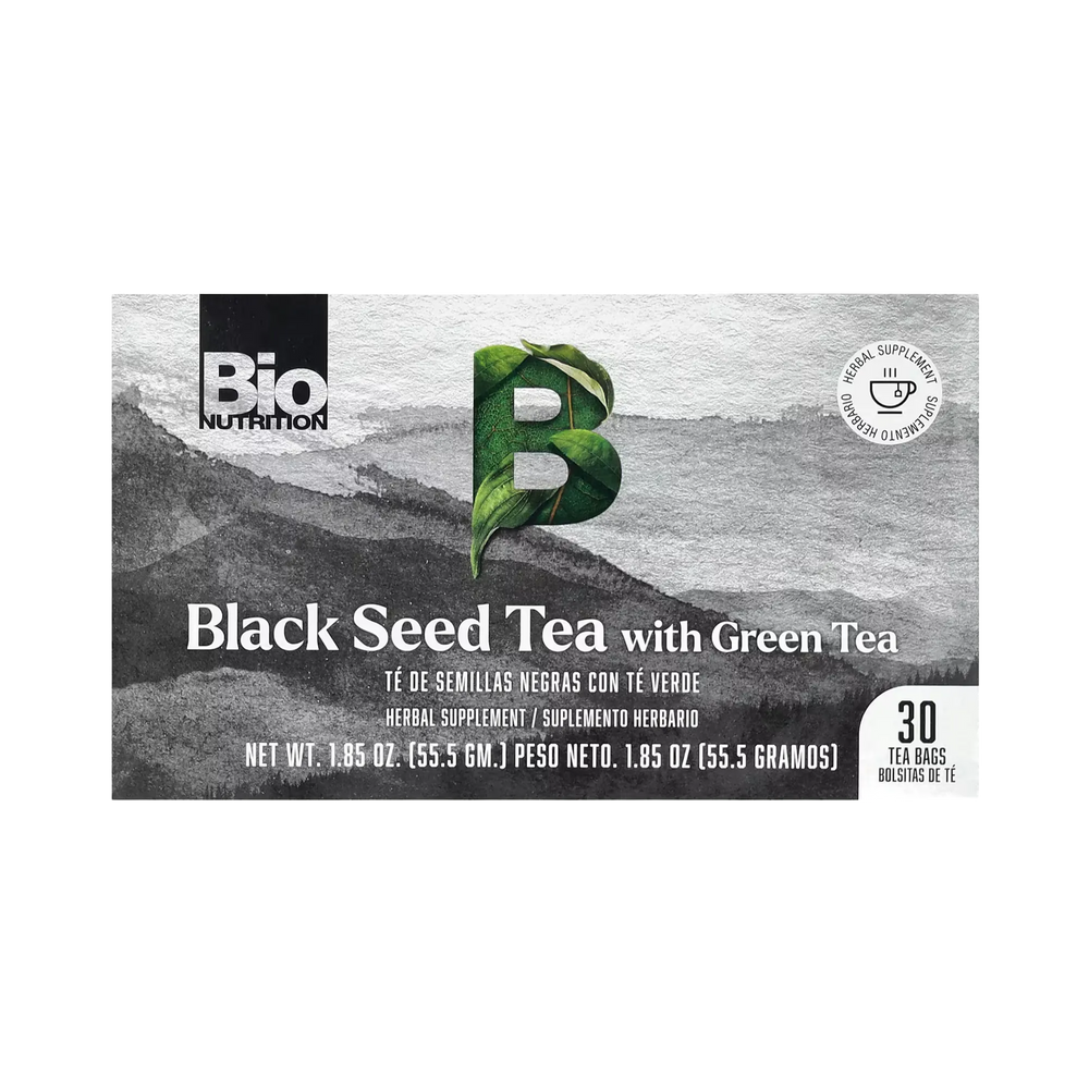 Bio Nutrition, Black Seed Tea with Green Tea, 30 Tea Bags, 1.85 Oz