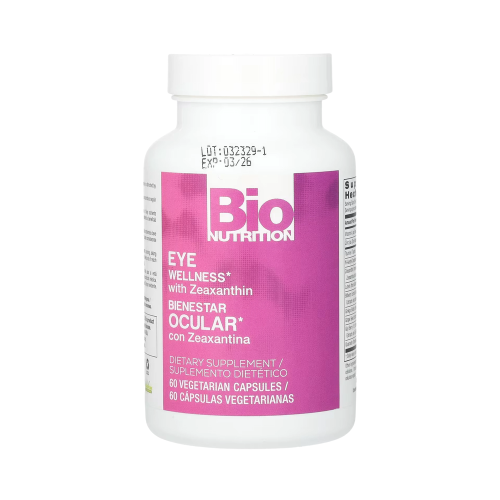 Bio Nutrition, Eye Wellness with Zeaxanthin, 60 Vegetarian Capsules