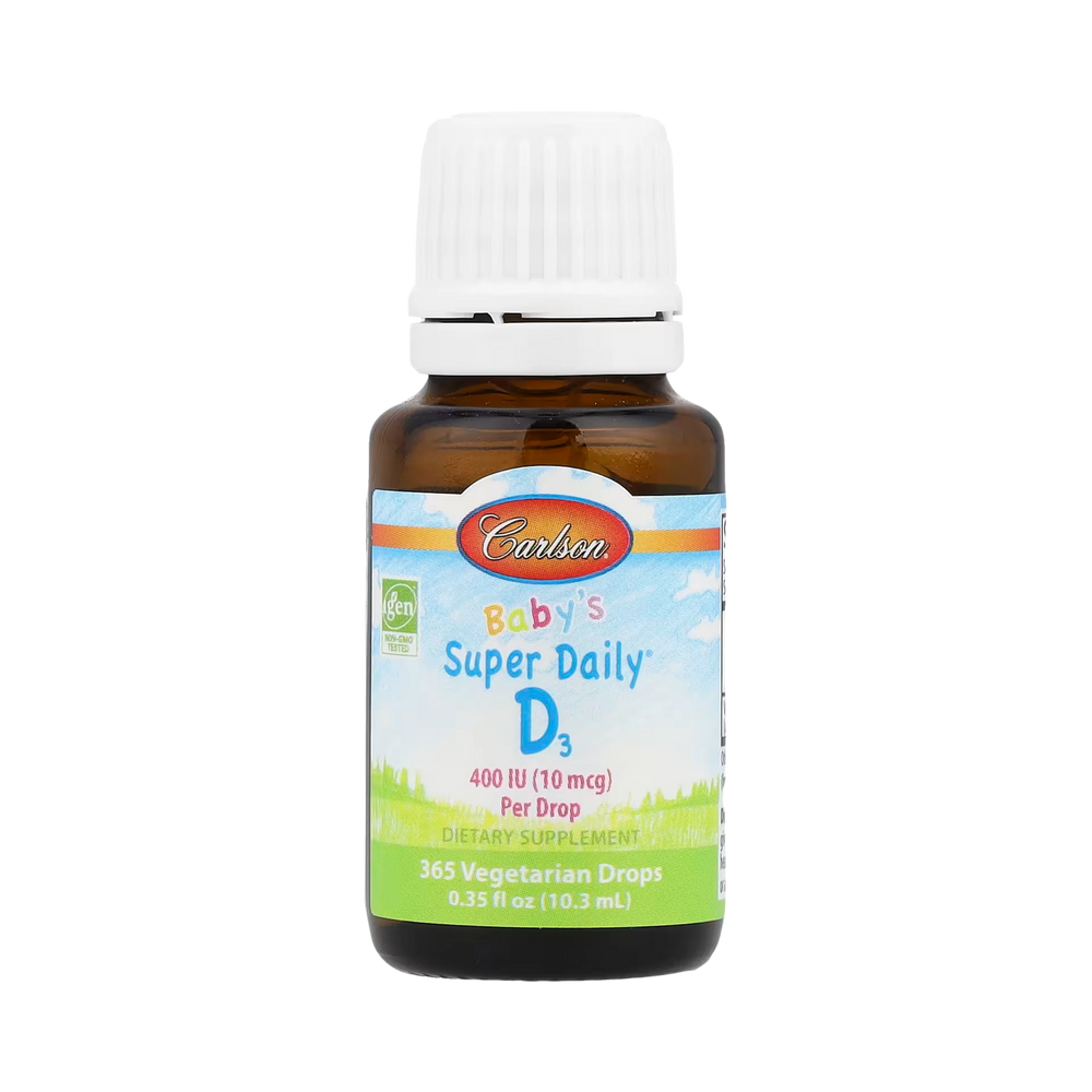 Carlson, Baby's Super Daily D3, 10 Mcg (400 IU), 0.35 Fl Oz