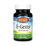 Carlson, E-Gems, 268 Mg (400 IU), 90 Soft Gels