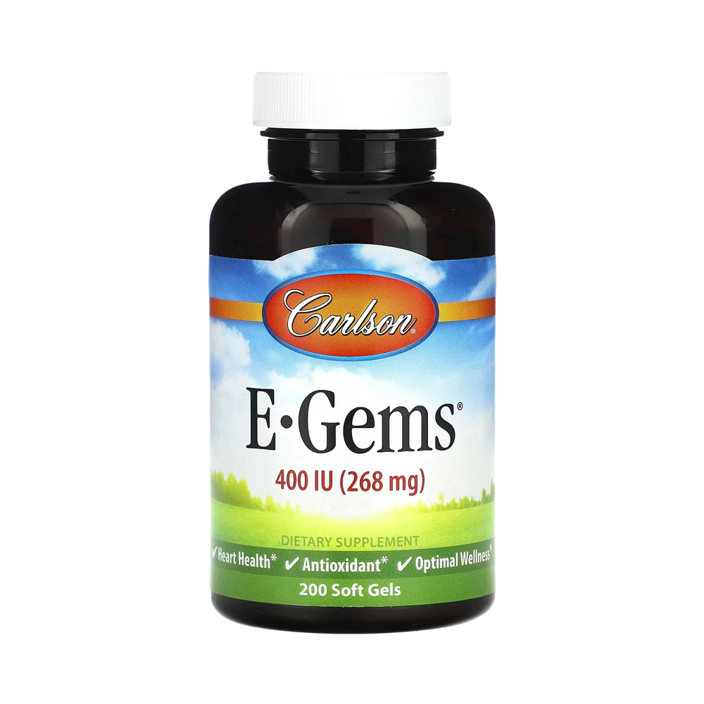 Carlson, E Gems, 400 IU (268 mg), 200 Soft Gels