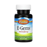 Carlson, E-Gems, 400 IU (268 mg), 60 Soft Gels
