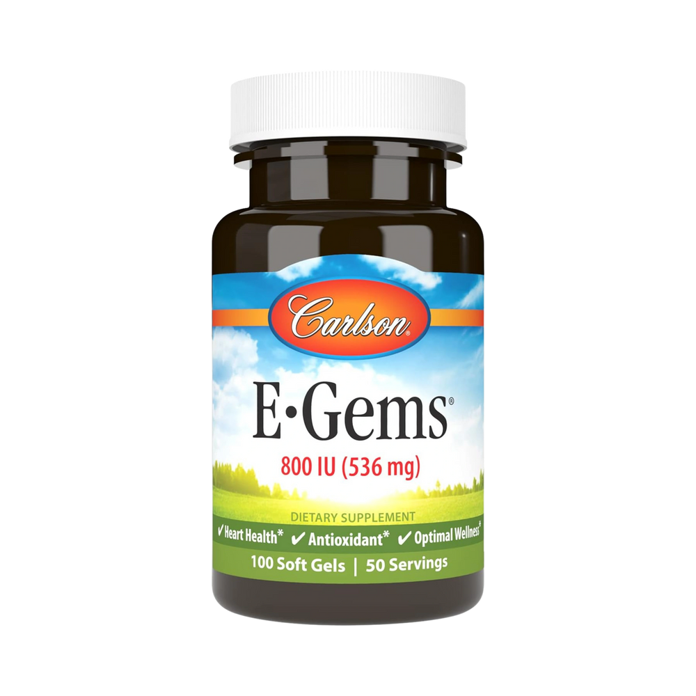 Carlson, E-Gems 800 IU (536 Mg), 50 Soft Gels