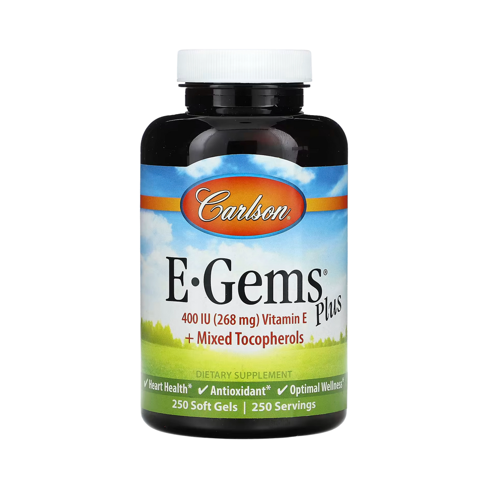 Carlson, E-Gems Plus, 400 IU (268 mg), 250 Soft Gels