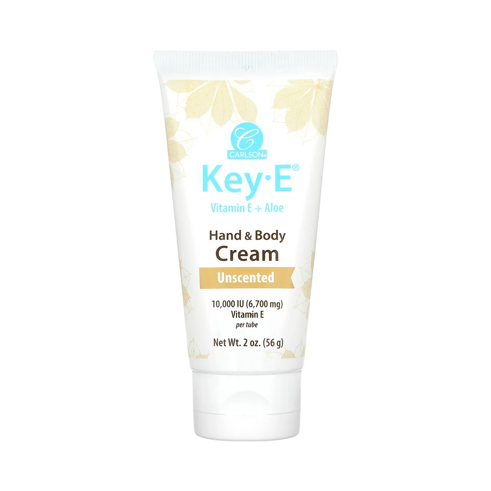 Carlson, Key-E, Hand & Body Cream, Unscented, 2 Oz