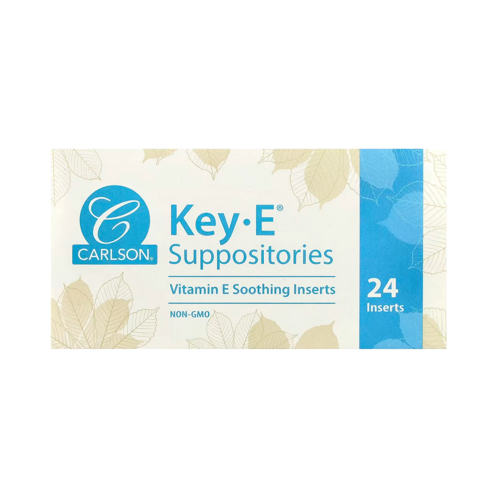 Carlson, Key-E, Suppositories, 24 Inserts