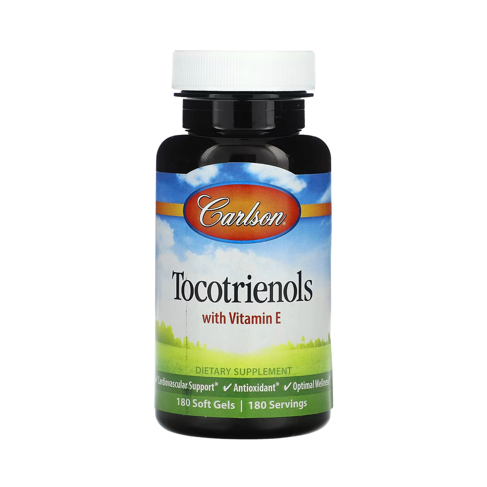Carlson, Tocotrienols, With Vitamin E, 180 Soft Gels