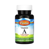 Carlson, Vitamin A, 4,500 Mcg RAE (15,000 IU), 120 Soft Gels