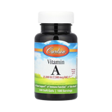 Carlson, Vitamin A, 7,500 mcg RAE (25,000 IU), 100 Soft Gels
