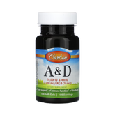 Carlson, Vitamin A & D, 100 Soft Gels