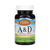 Carlson, Vitamin A & D, 100 Soft Gels