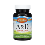 Carlson, Vitamin A & D, 100 Soft Gels