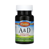 Carlson, Vitamin A & D, 100 Soft Gels