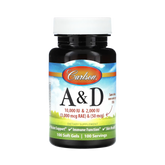 Carlson, Vitamin A & D, 100 Soft Gels