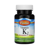 Carlson, Vitamin K2, 90 Soft Gels (90 mcg per Soft Gel)