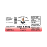 Christopher's Original Formulas, Sinus & Lung Formula, 1 Oz