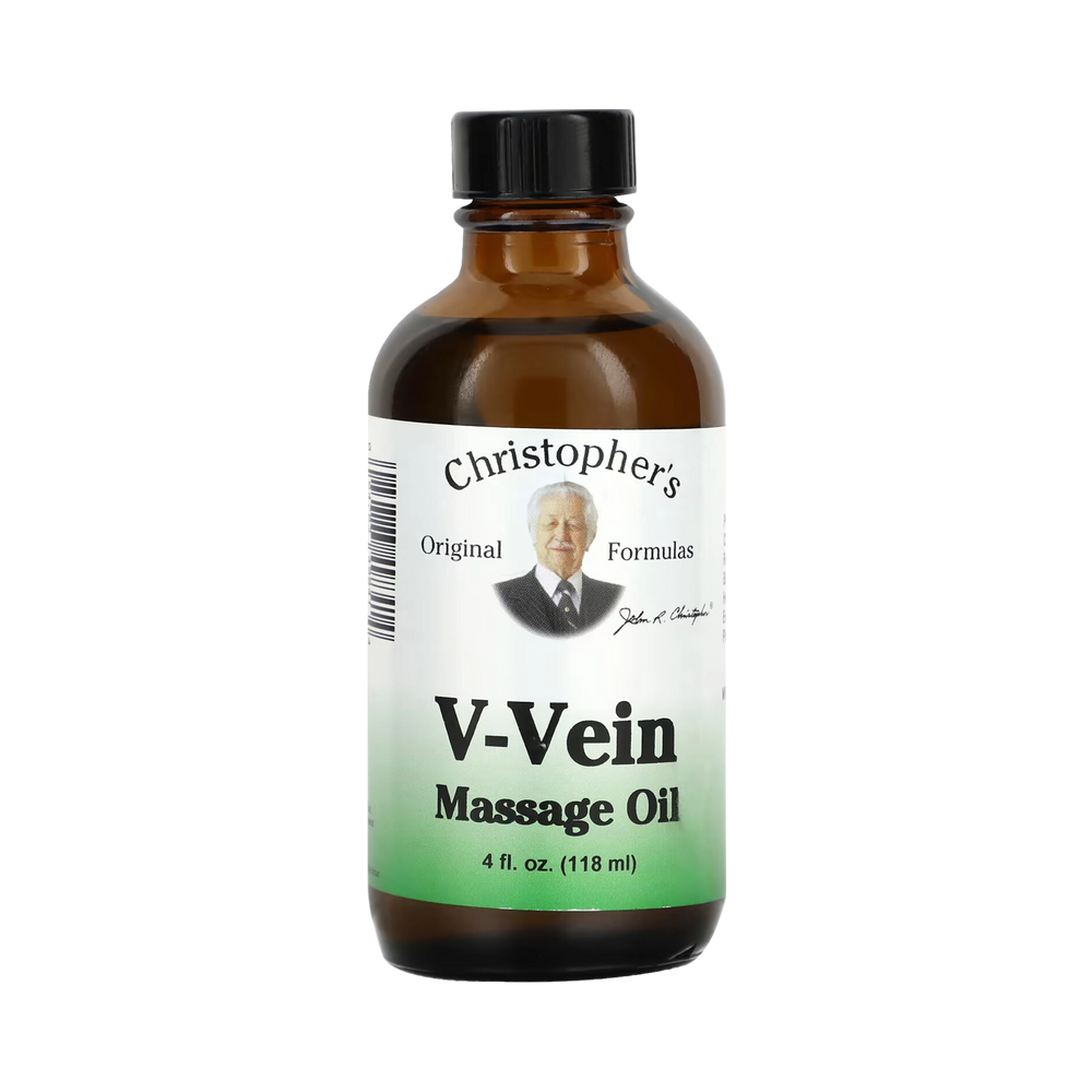 Christopher's Original Formulas, V-Vein Massage Oil, 4 Oz