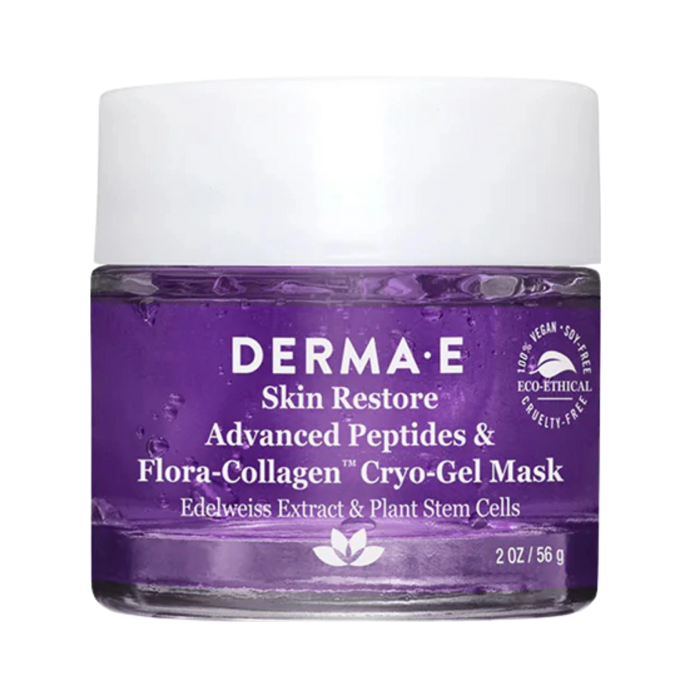 Derma E, Advanced Peptides & Flora-Collagen Cryo-Gel Mask, 2 Oz