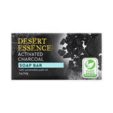 Desert Essence, Activated Charcoal Soap Bar, 5 Oz